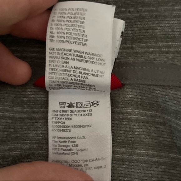 North Face Hooded Zip-Up Lightweight Sweater ThermalPro Hoodie large - Picture 7 of 7